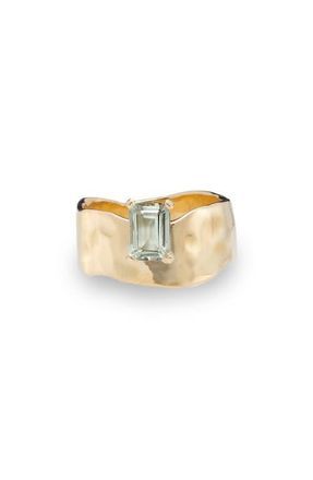 LADY GREY Wade Ring in Gold/green Amethyst at Nordstrom, Size 6