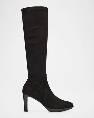 Aquatalia 90mm Rhumba Suede Knee-High Boots