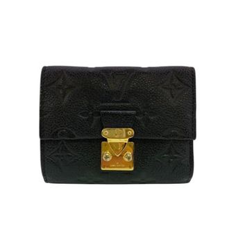 Louis Vuitton Pre-owned Portemonnee (tri-fold) - Dames - Pre-owned - Zwart - Maat: ONE Size Leer