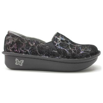 Alegria Debra Leather Womens Slip On Shoes - Depth Perception - Size:UK 6.5