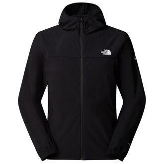 The North Face Mountain Athletics Hooded Wind Jacket Softshelljacke f&uuml;r Herren | schwarz