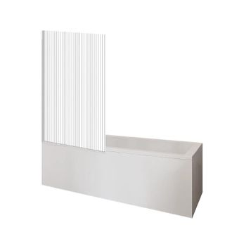 Duravit Ba&ntilde;era Derecha Duravit D-code 1600x700mm + Mampara De Ba&ntilde;era Izquierda Aurys Raywall Cromo