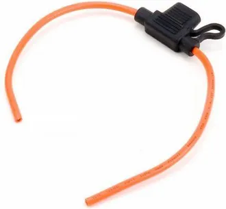 AMA Portafusibile A Tenuta Stagna Per Fusibile Bilama Con Cavo 4 Mm&sup2; Lunghezza 120 Mm