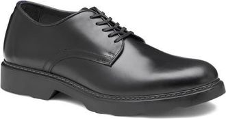 Johnston & Murphy Huxley Plain Toe Derby in Black European Calfskin at Nordstrom, Size 10.5