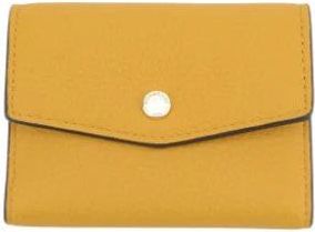 Pourchet Kleine Portemonnee - Dames - Portefeuilles - Geel - ONE Size - Leer - Accessoires