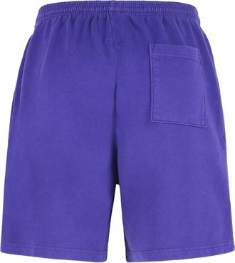 Local Authority Mens Cotton Bermuda Shorts Purple