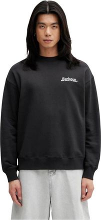 Barbour Waterbestendige Oversized Sweater - Heren - Sweatshirts - Zwart - M - Katoen - Hoodies & sweatvesten