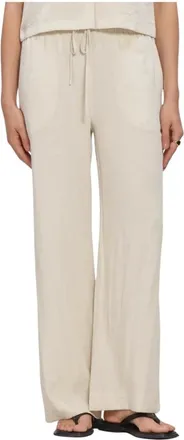 Moss Copenhagen Broeken, Dames, Beige, S, Mschdaria Broek