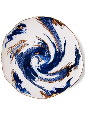 Seletti Classics on Acid Imari Dragon dinerbord - Wit