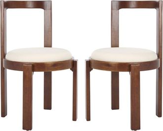 Safavieh Set Of 2 Estes Round Dining Chair