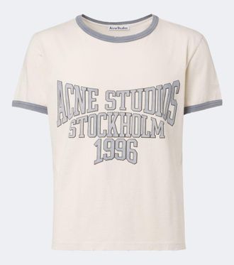 Acne Studios Printed cotton jersey T-shirt