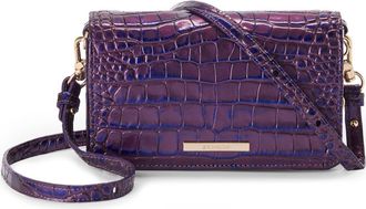 Brahmin Minuette Convertible Leather Crossbody Bag in Purple Acro at Nordstrom