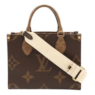 Louis Vuitton Bolso Tote Monogram Reverse de Lona Vintage Pre-owned - Pre-owned - Mujer - Marr&oacute;n - ONE SIZE