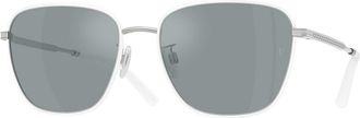 Oliver Peoples OV1378S R-18 Polarized 50366G Womens Sunglasses White Size 57