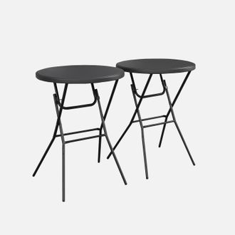 Sweeek Mesa Alta Plegable, Set De 2