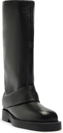 Schutz Keira Up Platform Knee High Boot in Black at Nordstrom, Size 10.5