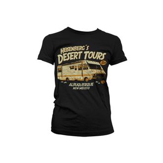Breaking Bad Officially Licensed Merchandise Heisenberg´s Desert Tours Women T-Shirt (Black), Large