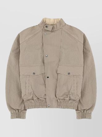 Isabel Marant casual jacket high collar elastic hem