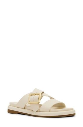 Blondo Larah Waterproof Sandal in White Leather at Nordstrom, Size 5.5
