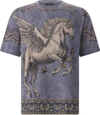 Etro Uomo, Top, Blu, L, new