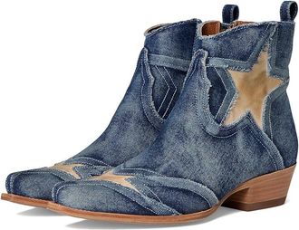 Dan Post Stardust Womens Boots Blue : 6.5 B - Medium, Leather