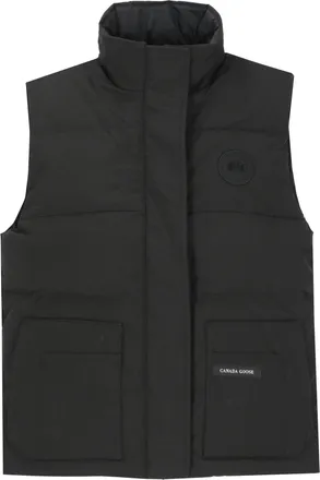 Canada Goose High Neck Padded Sleeveless Coat With Minimalist Design