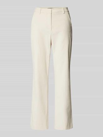 Max Mara High Waist Caprihose aus Cord Modell MARRUCA in Offwhite, Gr&ouml;&szlig;e 46
