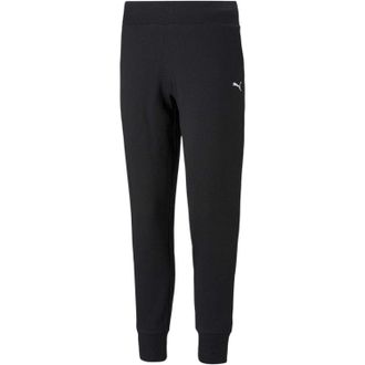 Puma Effen fleece-joggingbroek voor heren (Poema Zwart)
