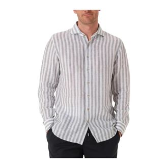 Profuomo X-Cutaway Linnen Overhemd - Heren - Casual Overhemden - Veelkleurig - 5XL - Linnen - Overhemden