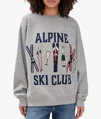 Show me your Mumu Alpine Ski Club Sweatshirt In Grey