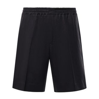 Ermenegildo Zegna Oasi Lino Trousers - male - Zegna - Casual Shorts - Blue - 4XL - Shorts