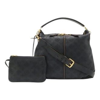 Louis Vuitton Pre-owned Mahina Schoudertas - Dames - Pre-owned - Zwart - Maat: ONE Size Leer