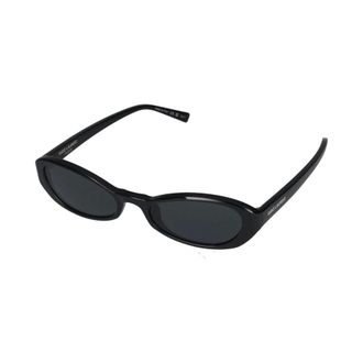 Saint Laurent Sue Oval Zonnebril - unisex - Accessoires - Zwart - Maat: 51 MM Nylon