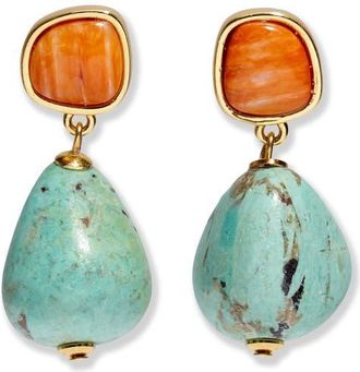 Lizzie Fortunato Citrus Splash Drop Earrings in Turquoise Multi at Nordstrom