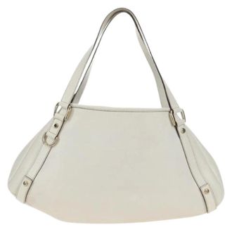 Gucci Pre-owned Vintage Schoudertas - Dames - Pre-owned - Wit - Maat: ONE Size