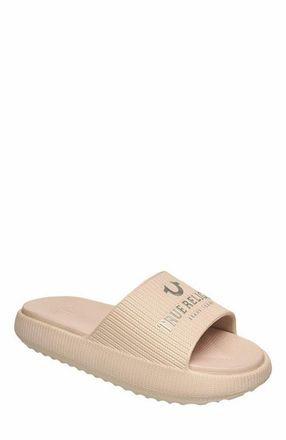 True Religion Meg Pool Slide in Nude at Nordstrom, Size 5