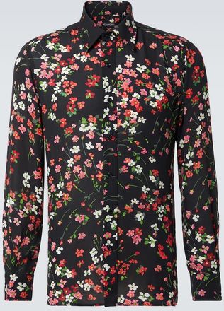 Tom Ford Camicia in seta con stampa