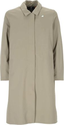 K-Way Cappotto con applicazione logo - Toni neutri