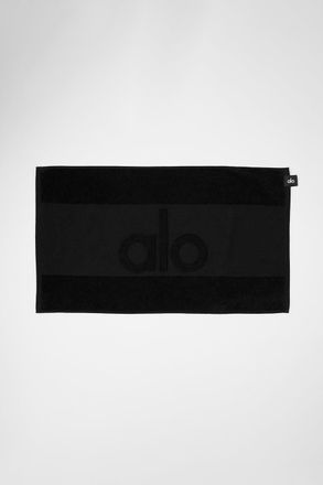 Alo | Keep It Cool Gym Towel in Black