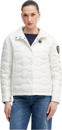 Blauer Jassen, Dames, Wit, M, Nylon, Donsjassen