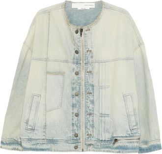 Isabel Benenato Frayed-hem Jacket