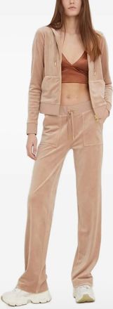 Juicy Couture Felpa in velour con zip - Toni neutri