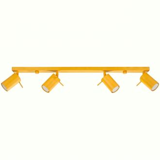 Sollux Lighting Plafone amarillo acero alt. 16 cm