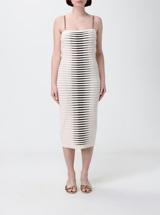 Elisabetta Franchi Abito midi in misto viscosa