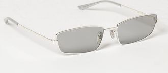 Gucci Occhiali da sole rettangolari in metallo con logo inciso