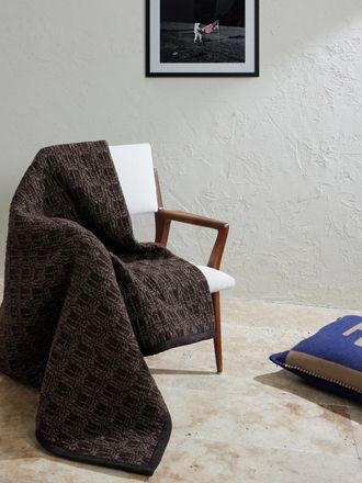 Ralph Lauren Quilted Wool and Cotton-Blend Jacquard Blanket