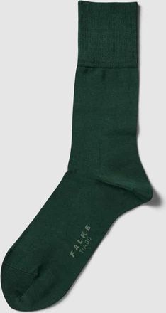 Falke Socken in melierter Optik in Dunkelgruen, Größe 39/40