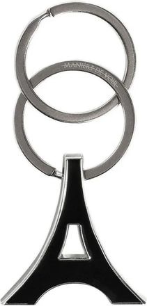 Manière De Voir Eiffel geëmailleerde sleutelhanger - Zilver