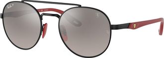 Ray-Ban RB3696M Polarized F0025J Mens Sunglasses Black Size 51
