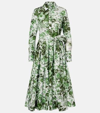 Erdem Floral cotton shirt dress